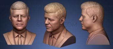 3D model John F Kennedy (STL)